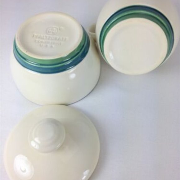 PFALTZGRAFF Ocean Breeze Retired Creamer & Sugar Bowl Set - Picture 3 of 12